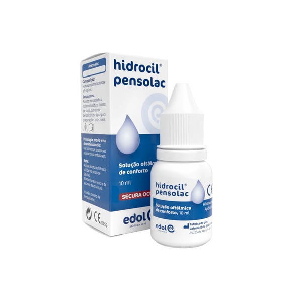Hidrocil Pensolac Solução Oftálmica de Conforto 10ml